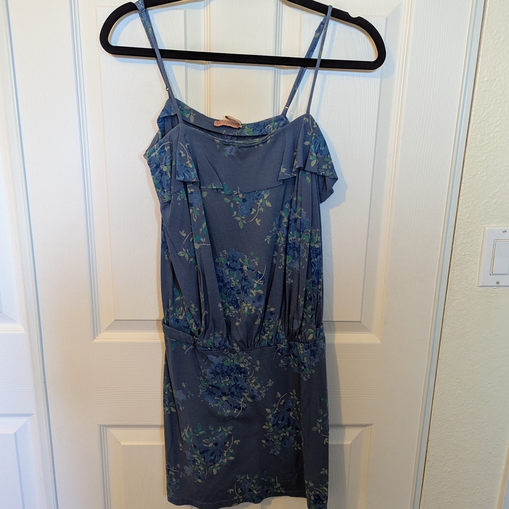 Juicy Couture Blue Floral Mini Dress
